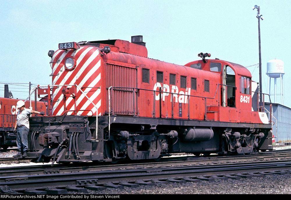 CP Rail MLW RS3 #8431 at Agincourt.
